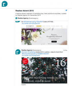 Realise Agency Advent 2015