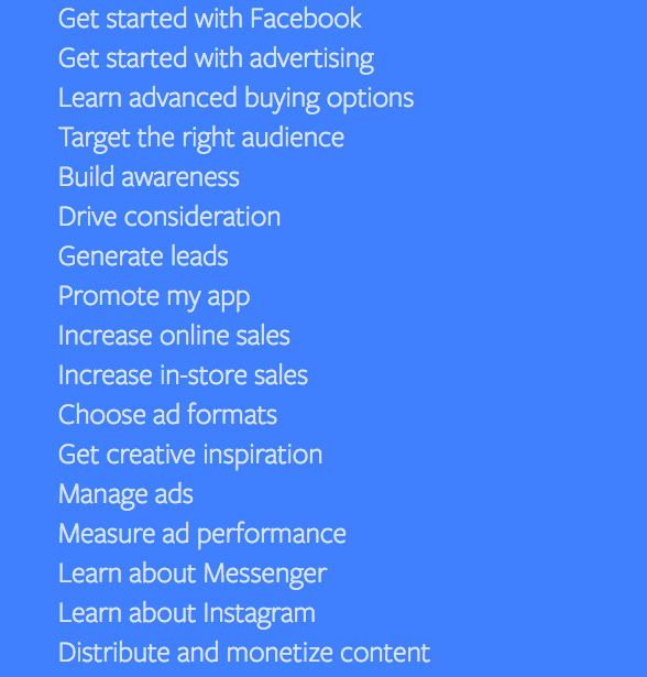 Facebook blueprint - free Facebook courses