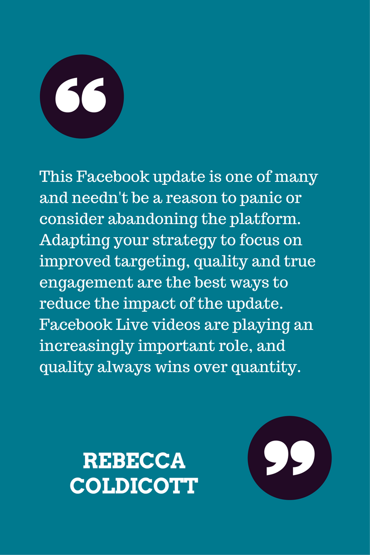 Facebook 2018 update